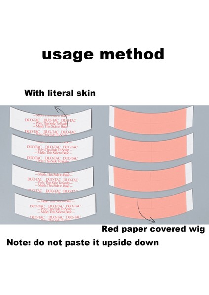 72 Adet/grup Duo Tac Dantel Peruk Taraflı Çift Bant Süper Güçlü Yapıştırıcı C (Yurt Dışından) modelleri