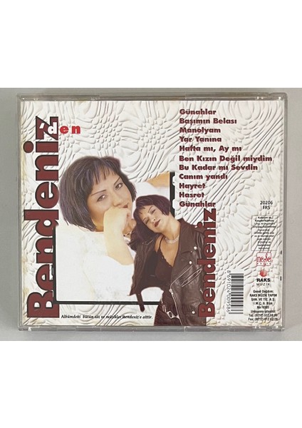 Bendeniz Bendeniz'den CD (Orjinal Dönem Baskı 2.el Cd) fiyatları