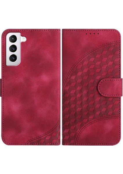 Samsung Galaxy S21 Manyetik Geometrik TeIefon Kılıfı (Yurt Dışından)