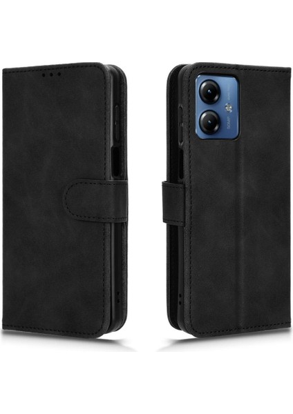 Motorola Moto G14 4g Deri TeIefon Kılıfı (Yurt Dışından)