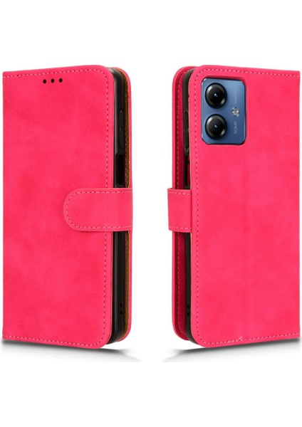Motorola Moto G14 4g Deri TeIefon Kılıfı (Yurt Dışından)