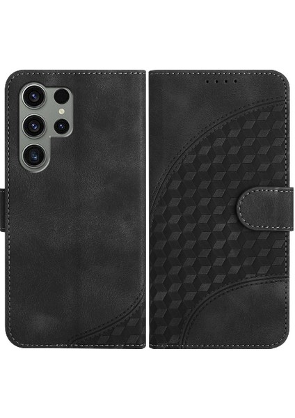 Samsung Galaxy S23 Ultra Deri Pu Deri TeIefon Kılıfı (Yurt Dışından)