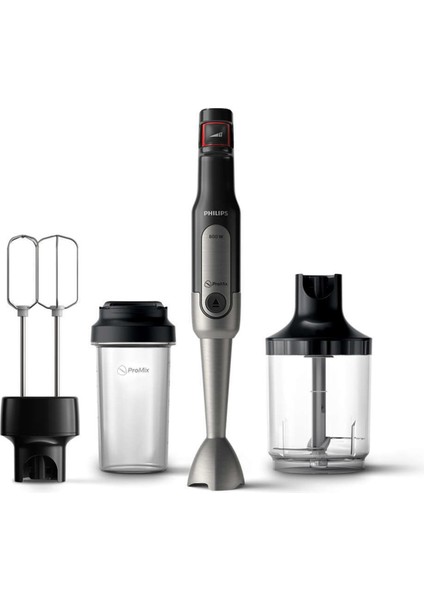 Essential Viva Collection Promix Paslanmaz Çelik Blender, Siyah&gri