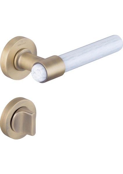 A5232-41 MP30 AC01 Brıa Beyaz Akrilik Modern Kapı Kolu