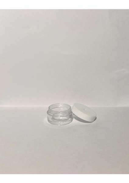 5ml Beyaz Kapaklı Akrilik Krem Kutusu, Plastik Kutu, Kozmetik Kutu, 25 Adet fiyatları