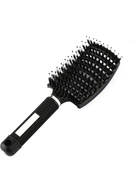 Saç Derisine Masaj Tarak Kıl ve Naylon Saç Fırçası Islak Kıvırcık Saç Şekillendirme Aracı - Siyah (Yurt Dışından) indirimleri
