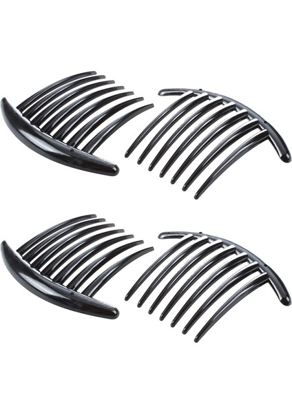 Adet Saç Tarak Pin Aksesuarları Plastik Kadın Bayan Moda Siyah (Yurt Dışından) fiyatları
