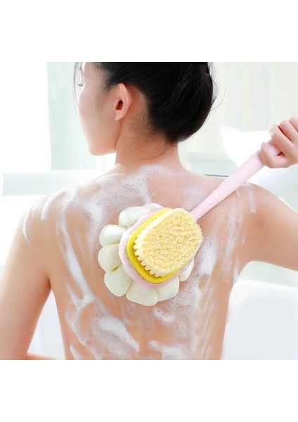 Adet Sünger Uzun Yumuşak Saç Banyo Fırçası Çift Taraflı Ovmak Duş Fırçası Geri Scrubber Peeling Aracı Banyo Aksesuarları (Yurt Dışından) indirimleri