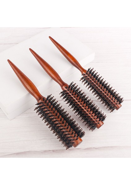 12 Stil Düz Dimi Domuzu Kıl Yuvarlak Döner Fırça Ahşap Saplı Yuvarlak Namlu Saç Kıvırma Fırçası Saç Tarak Kuaförlük Aracı (Yurt Dışından) fiyatları
