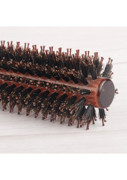 12 Stil Düz Dimi Domuzu Kıl Yuvarlak Döner Fırça Ahşap Saplı Yuvarlak Namlu Saç Kıvırma Fırçası Saç Tarak Kuaförlük Aracı (Yurt Dışından) modelleri