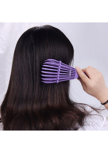 Adet Ayarlamak Saç Fırçası Saç Derisi Masaj Tarak Kadın Detangle Saç Fırçası Tarak Sağlık Tarak Salon Kuaförlük Için Şekillendirici Tarak (Yurt Dışından)