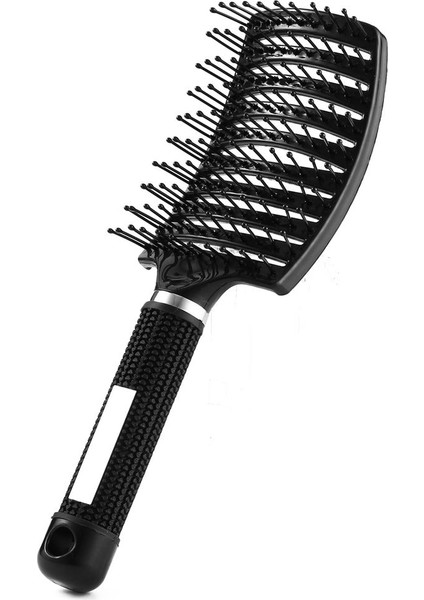 Kadın Saç Derisi Masaj Tarak Geniş Diş Saç Fırçası Islak Kıvırcık Detangle Saç Fırçası Salon Kuaförlük Şekillendirici Araçları (Yurt Dışından)