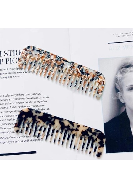 Kore Moda Asetat Anti-Statik Masaj Saç Tarak Renkli Kuaförlük Tarak Saç Fırçası Kadın Kızlar Için Saç Şekillendirici Aracı (Yurt Dışından) fiyatları