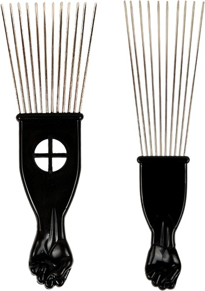 Haar Pick, Metalen Picks Voor Afro Haar, Haar Picks Voor Vrouwen En Mannen, Afro Kammen, Vuist Pick Voor Haar, Haar Kam Voor Haar Styling (Yurt Dışından)