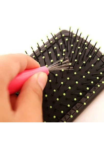 Et Sıcak Tarak Fırça Temizleyici Temizleyici Sökücü Gömülü Güzellik Aracı Plastik Saplı Saç Tarak Temizleme Kanca Salon Kuaförlük Aracı (Yurt Dışından) modelleri