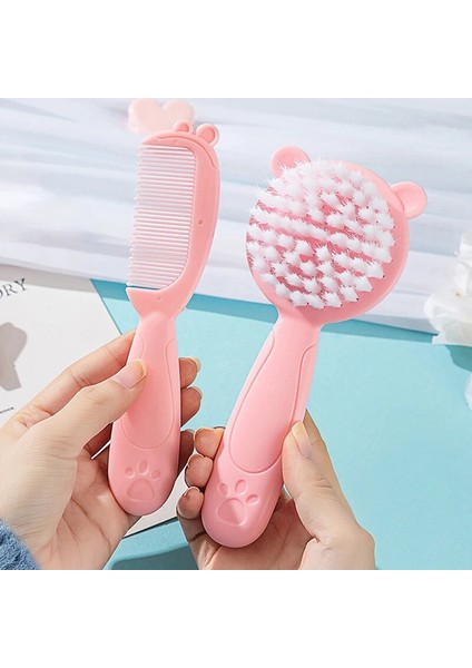 Adet/takım Sevimli Çocuklar Bebek Küçük Saç Fırçası ve Tarak Seti Yenidoğan Bebekler Için Bebek Fırçası Yumuşak Kıllar Bebek Saç Bakımı Hediye (Yurt Dışından)