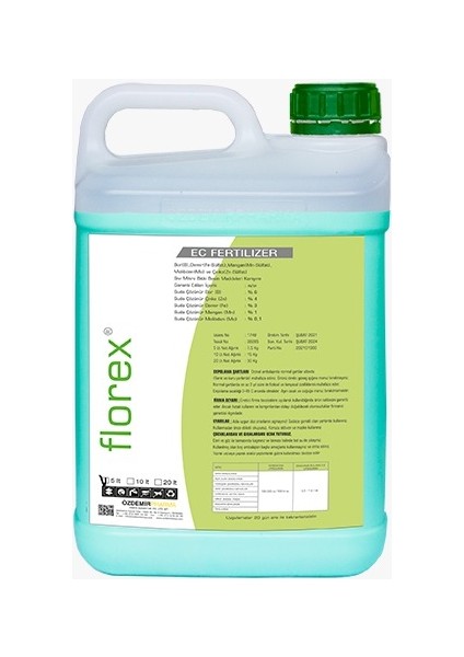 Florex (Mikro Besin Maddeleri Karışımı) 5 Lt