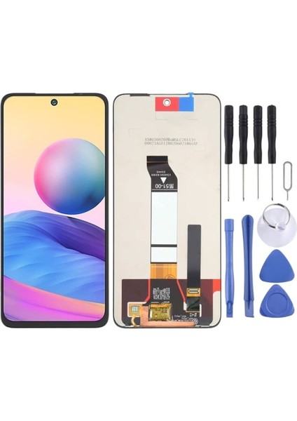Xiaomi Redmi Note 10 5g Uyumlu LCD Dokunmatik Ekran (Tamir Seti Hediyeli)