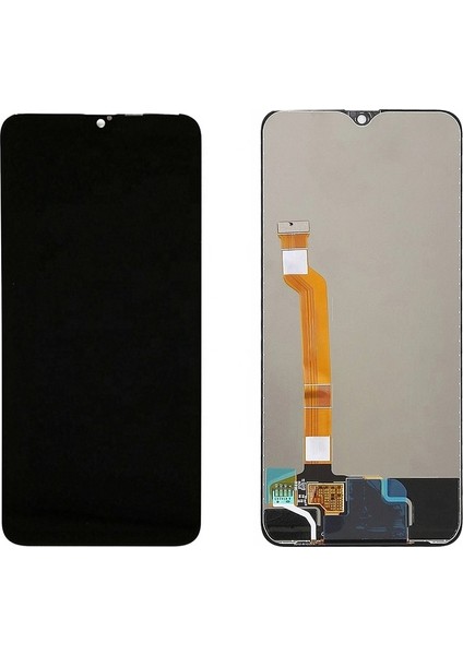 Oppo F9 Pro Uyumlu LCD Dokunmatik Ekran Çıtasız Siyah (F9)(Tamir Seti Hediyeli)