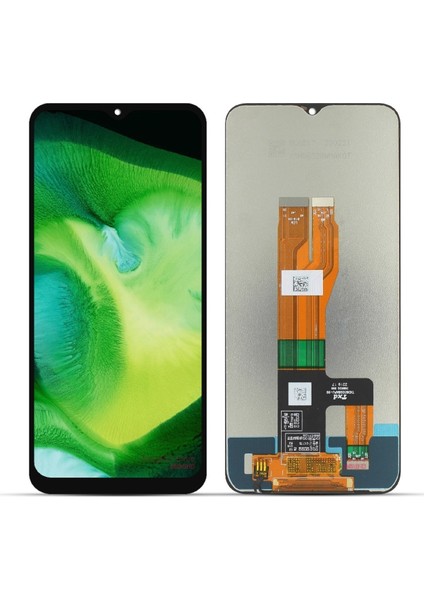 Realme C30 Uyumlu LCD Dokunmatik Ekran Çıtasız Siyah(Tamir Seti Hediyeli)