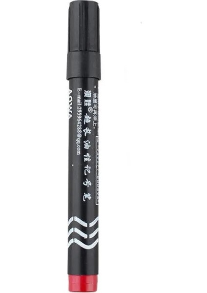 Kırmızı 1 Adet Tarzı Işaretleme Kalemi Yüksek Hassasiyetli Sentetik Elyaf Kalem Ağır Başlı Işaretleme Pegle Işaretleme Kalemi Siyah Kırmızı Mavi Renkli Okul Kalemleri (Yurt Dışından)