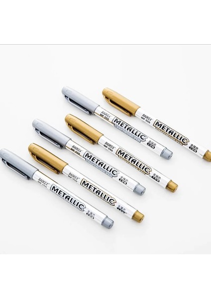 Altın Tarzı Küçük Boya Markörü Metal Suya Dayanıklı Kalıcı Boya Markörü Keskin Altın ve Gümüş Öğrenci Sanatsal Tablo (Yurt Dışından) fiyatları