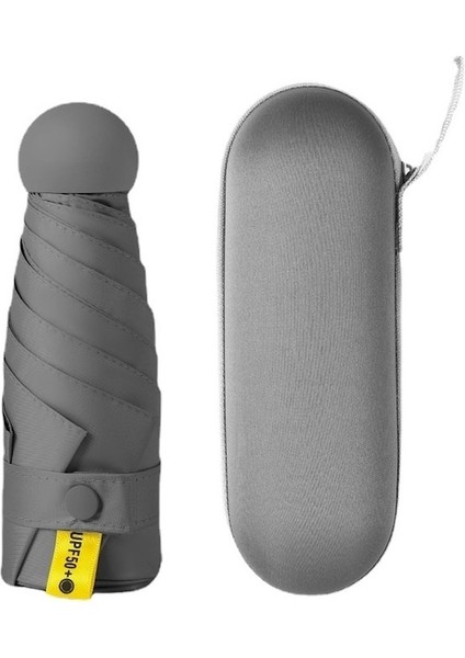 Hyt-Outdoor Taşınabilir Kalınlaştırılmış Şemsiye-Gri (Yurt Dışından)