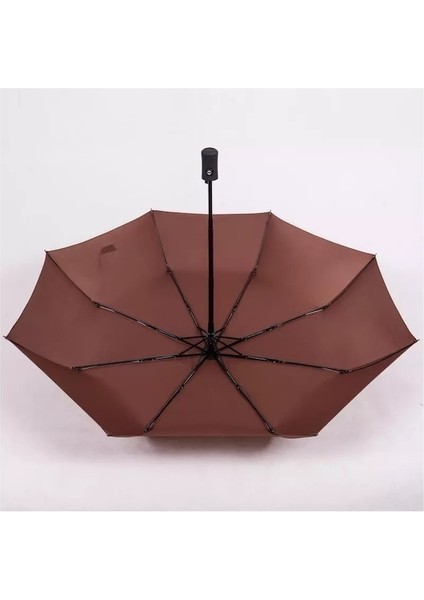 Hss Tam Otomatik Çanta Boy Kahverengi Şemsiye-Mor (Yurt Dışından) fırsatları