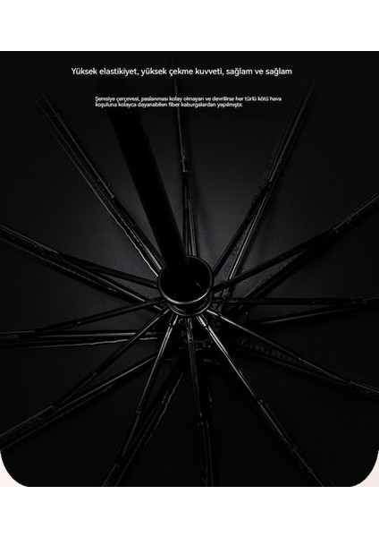 12 Kemik Otomatik Katlanır Şemsiye Güneşlik Uv Şemsiye-Pembe (Yurt Dışından) indirimleri