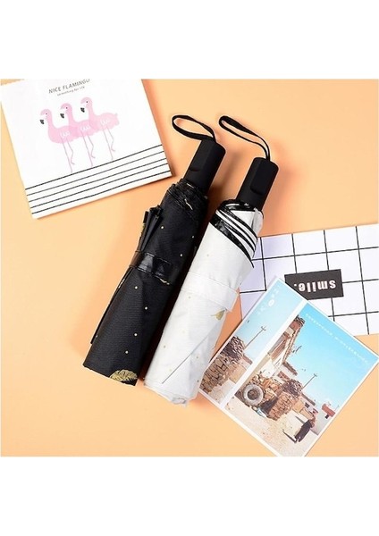 Hss Dayanıklı Güneş Yağmur Rüzgar Geçirmez Şemsiye - Beyaz (Yurt Dışından) indirimleri