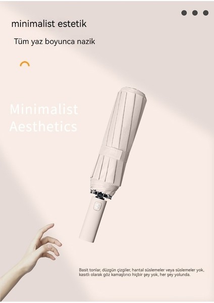 12 Kemik Otomatik Katlanır Şemsiye Güneşlik Uv Şemsiye-Mavi (Yurt Dışından) modelleri