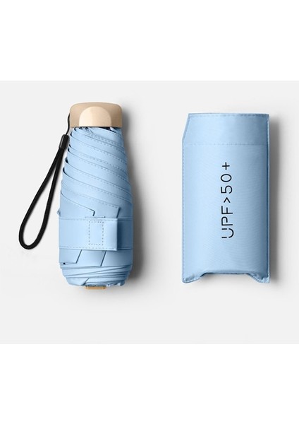 Hss Hafif Rüzgar Geçirmez Şemsiye- Açık Mavi (Yurt Dışından)