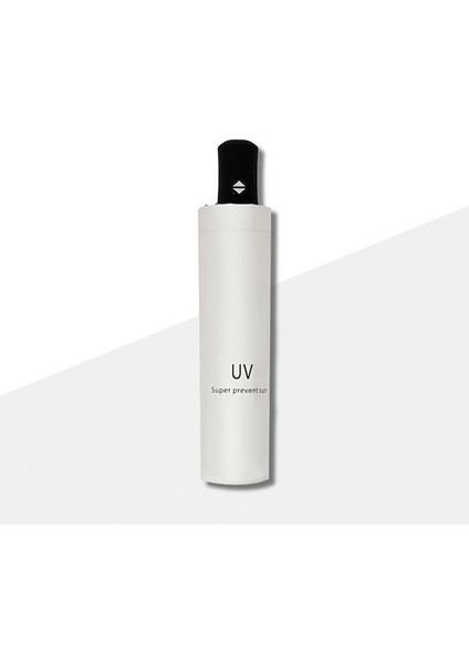 Hss Otomatik Uv Şemsiye Yağmur Veya Parıltı Çift Kullanımlı Şemsiye Güneş Geçirmez Seyahat Vinil Şemsiye Katlanabilir Katlanır Şemsiye-Beyaz (Yurt Dışından) indirimleri