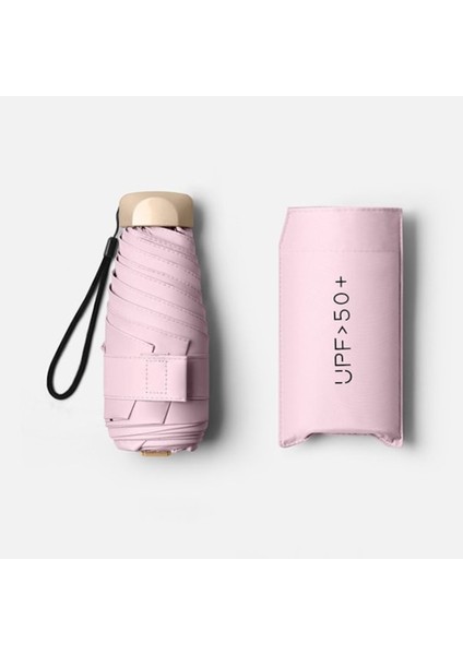 Ww Kadın Portatif Katlanır Şemsiye Pembe (Yurt Dışından)