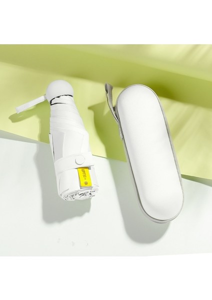 Lbw Büyük Güneş Koruyucu Kapsül Şemsiye-Beyaz (Yurt Dışından)