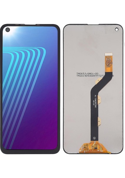 Infinix Note 7 Uyumlu LCD Dokunmatik Ekran Çıtasız Siyah (X690)