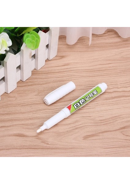 1 Adet Su Geçirmez Kalıcı Beyaz Mürekkep Işaretleyici Boya Kalemi Kırtasiye Sanat Yazma Araçları (Yurt Dışından) fiyatları