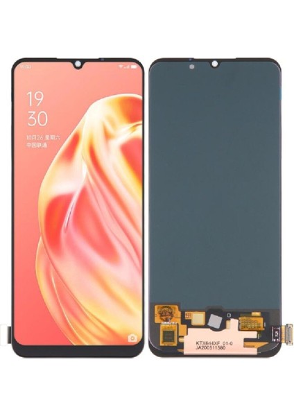 Oppo A73 Uyumlu LCD Dokunmatik Ekran Çıtasız Siyah (4g)
