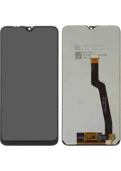 Samsung A10 / A105 Uyumlu LCD Dokunmatik Ekran Çıtasız Siyah Ekran