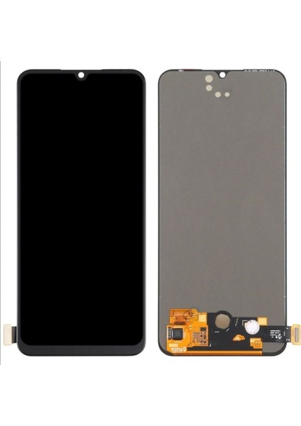 Vivo V21 Uyumlu LCD Dokunmatik Uyumlu Ekran Çıtasız Siyah OLED