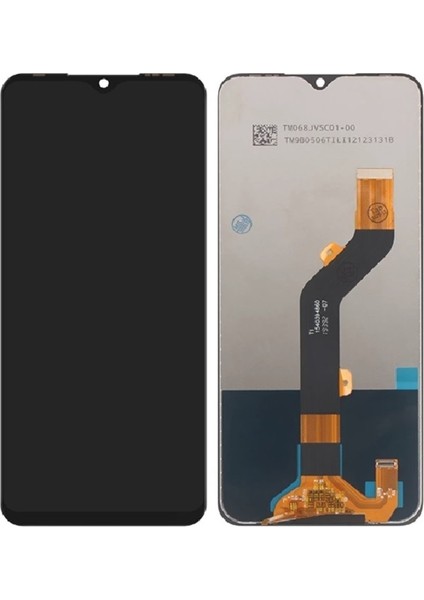 Infinix Hot 9 Play Uyumlu LCD Dokunmatik Ekran Çıtasız Siyah (X680)