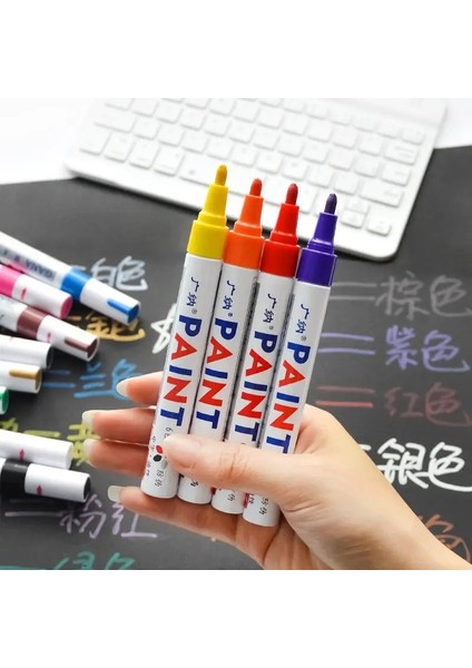 NO.552 Stili Boya Temizleyici Araba Jant Lastiği Yağlı Boya Kalem Oto Lastik Lastik Cilalar Metal Kalıcı Işaretleyici Grafiti Dokunmatik Çizik Islak Balmumu (Yurt Dışından)