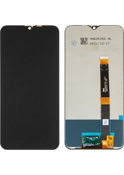 Oppo A12 Uyumlu LCD Dokunmatik Ekran Çıtasız Siyah Servıce(Tamir Seti Hediyeli)