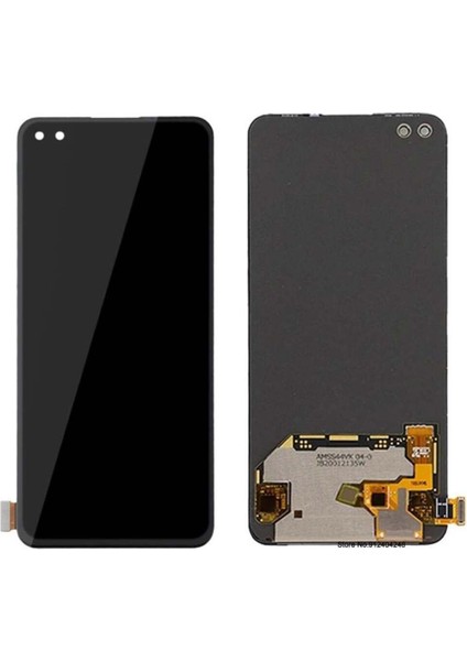 Oppo A73 2020 Uyumlu LCD Dokunmatik Ekran Çıtasız Siyah (Tft)(Tamir Seti Hediyeli)