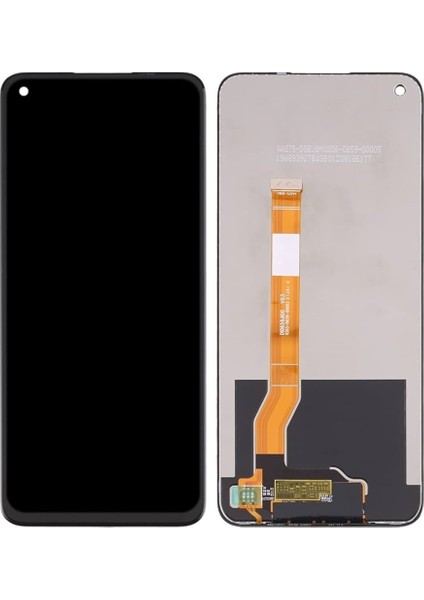 Oppo A76 Uyumlu LCD Dokunmatik Ekran Çıtasız Siyah(Tamir Seti Hediyeli)