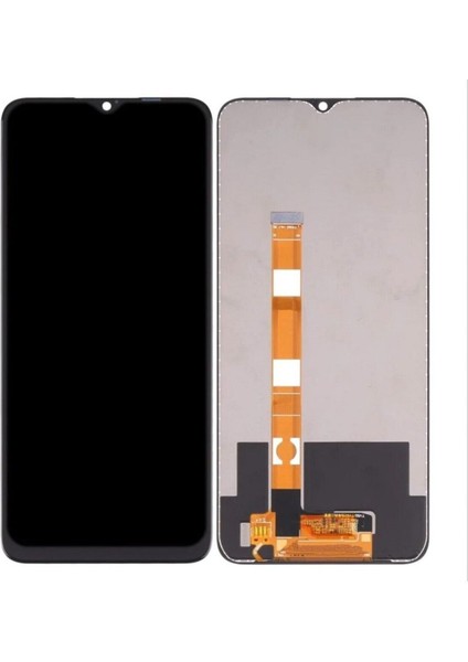Realme Narzo 50A Prıme Uyumlu LCD Dokunmatik Ekran Çıtasız Siyah
