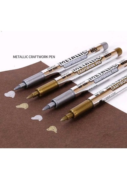 4 Adet Gümüş Tarzı Pcslot Kalıcı Boya Marker Kalemler Altın Gümüş Çizim Öğrencileri Malzemeleri Için Dıy Metalik Su Geçirmez Işaretleyici Craftwork Kalem (Yurt Dışından) modelleri