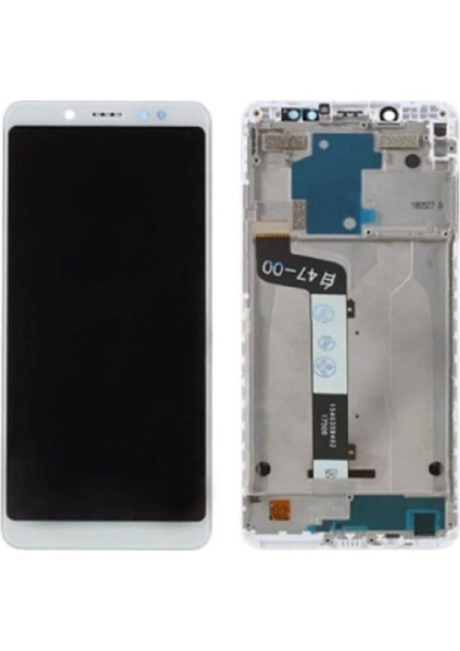 Xiaomi Redmi Note 5 Beyaz Uyumlu Çıtalı LCD Dokunmatik Ekran