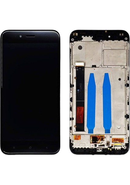 Xiaomi Mi 5x Siyah Uyumlu Çıtalı LCD Dokunmatik Ekran
