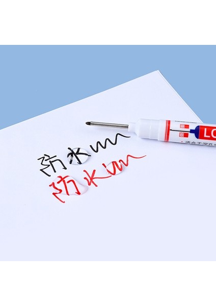 Siyah-1 Adet Tarzı Et Uzun Baş Işaretleyiciler Banyo Ağaç Işleme Dekorasyonu Çok Amaçlı Derin Delik Işaretleme Kalemleri Kırmızısiyahmaviyeşil Mürekkep (Yurt Dışından) fırsatları